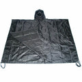 Black Nylon Military Usmc Style All Weather Poncho Rain Coat Camping