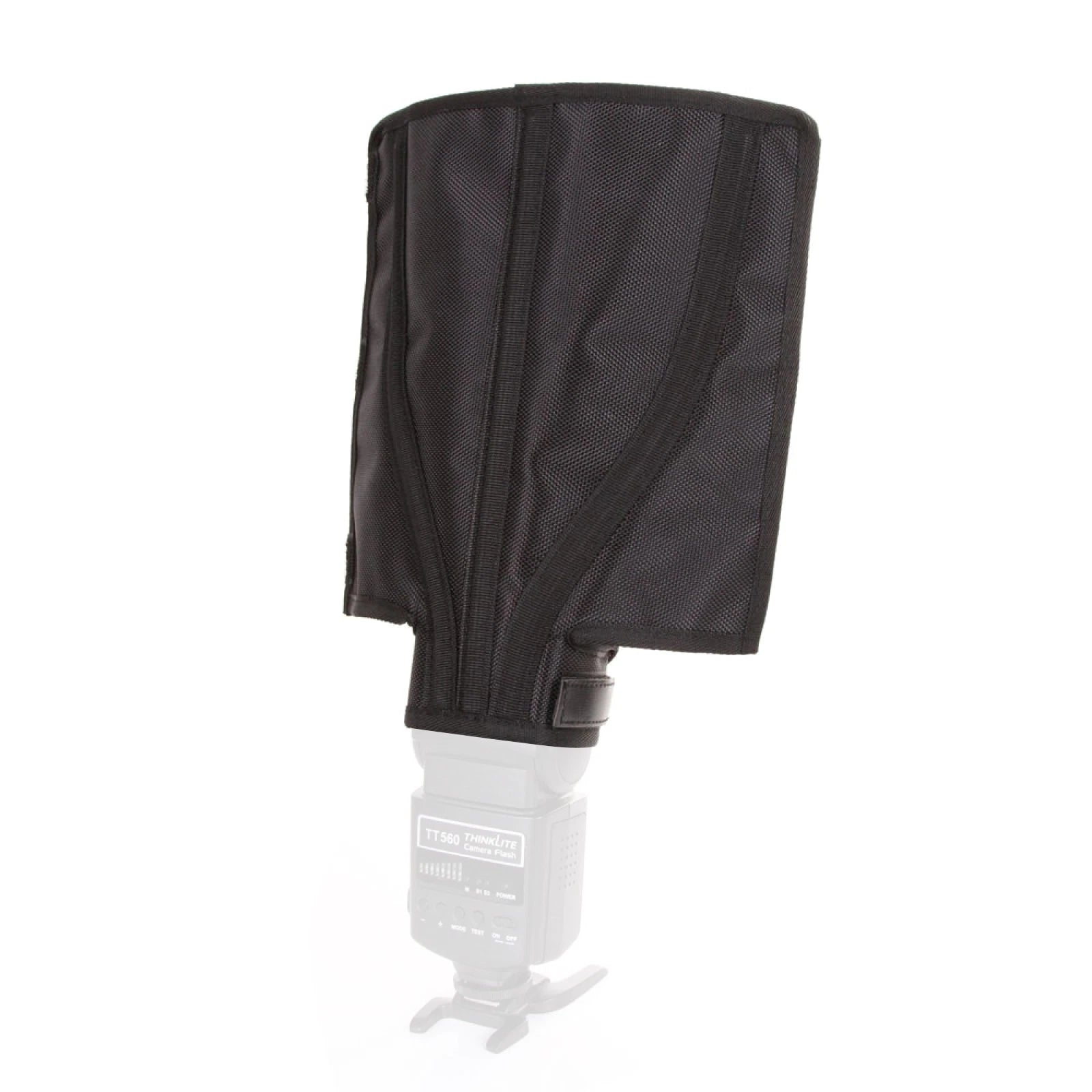 Foldable Speedlight Reflector Snoot Sealed Flash Diffuser For Dslr