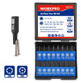 WORKPRO 16pcs Security Torx Bit Set, S2 Steel Star Bit Set with Magnetic Tips