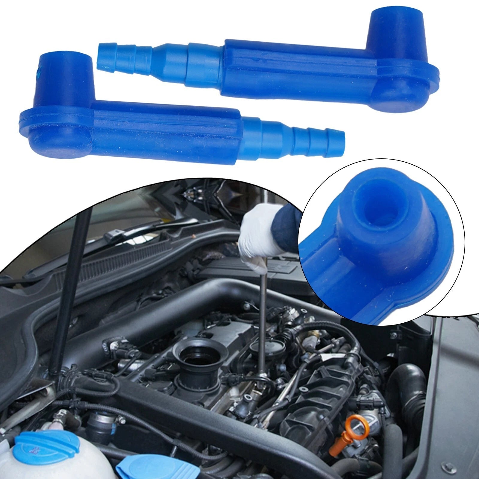 For 2 X Brake Fluid Changer Parts Brake Fluid Change Tool Connector