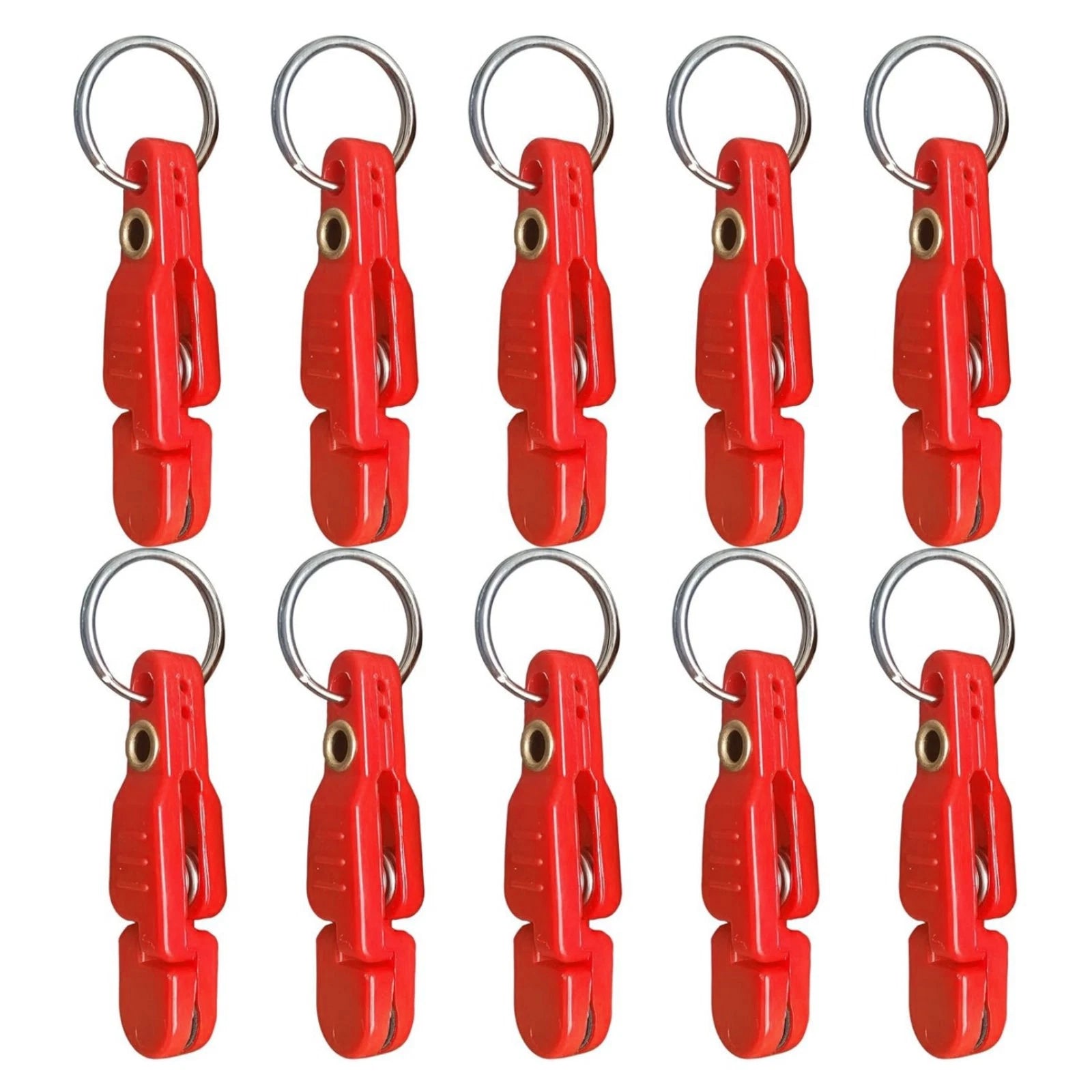 Red Quick-release Clips For Fishing Line In Seawater And Freshwater