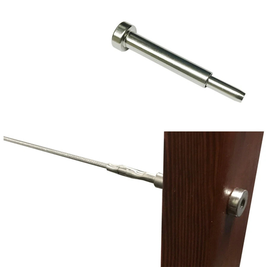 Ss T316 Invisible Receiver & Swage Stud End Fitting For 1/8 Inch