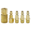 High Quality Brass Quick Disconnect Air Hose Connector Set 1/4 Npt