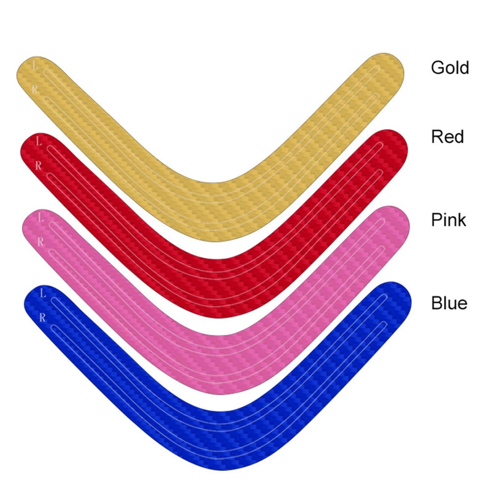 Self-adhesive Led Light Bar Strip Carbon Fiber Texture Sticker For