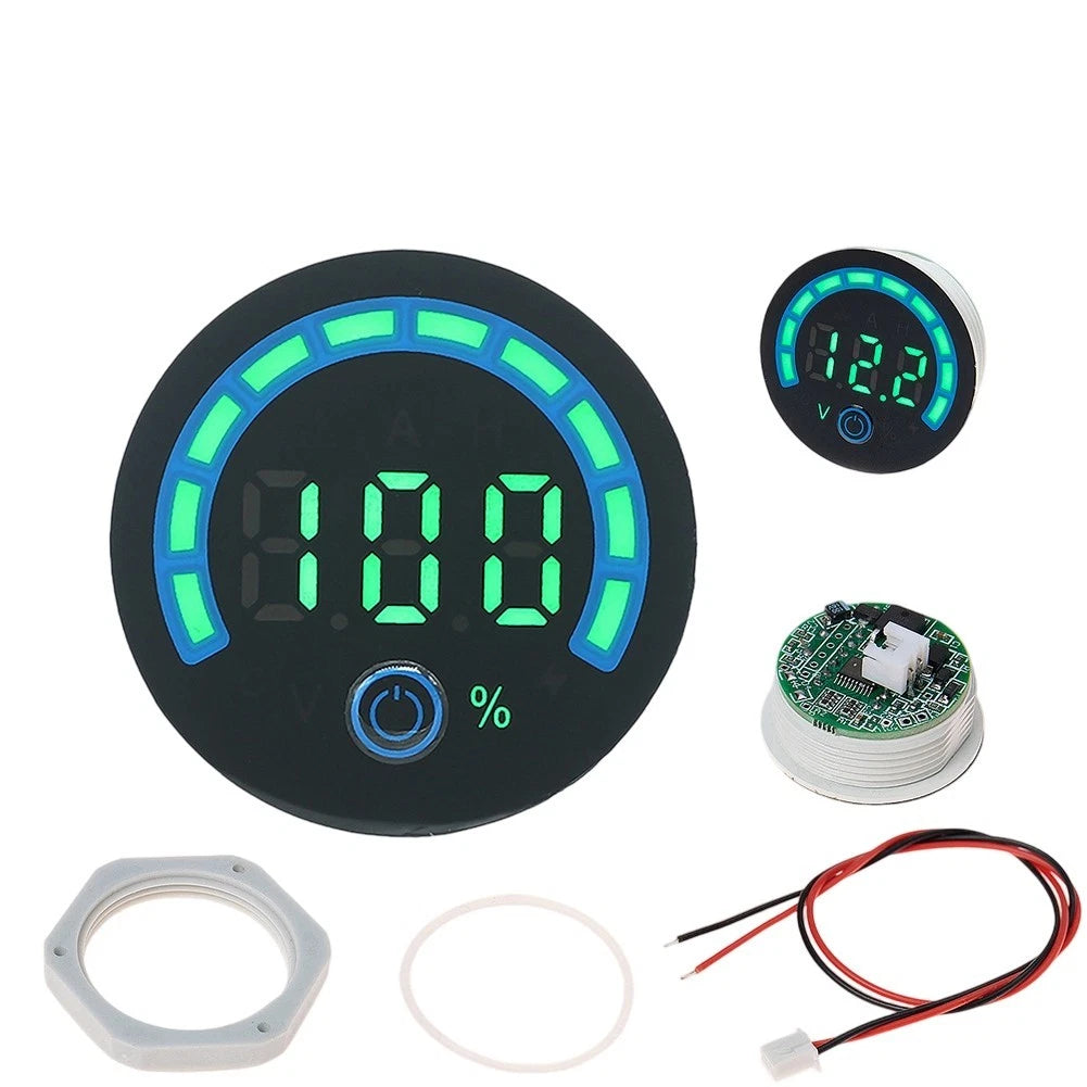 Dc 8V To 120V Waterproof Digital Voltmeter For Battery Voltage
