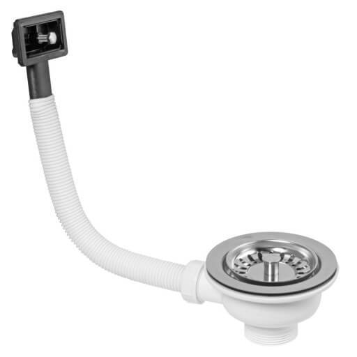 Mcalpine 11/2" Basket Strainer C/W Square Overflow