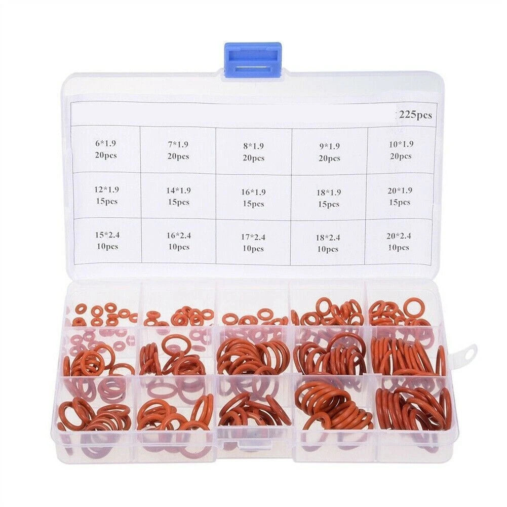 Industrial Grade Silicone Oring Assortment Kit For Wide Applications