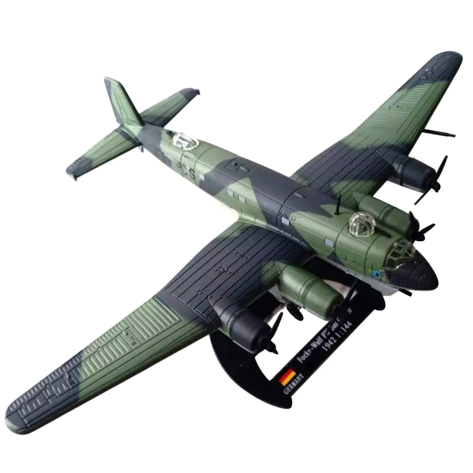 16cm X 23cm German Focke-wulf Fw 200 Condor Aircraft Model Plane With