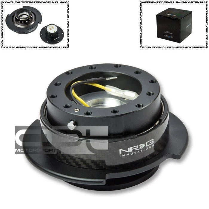 Nrg 6-hole Steering Wheel Carbon Fiber Quick | Built Supply Co
