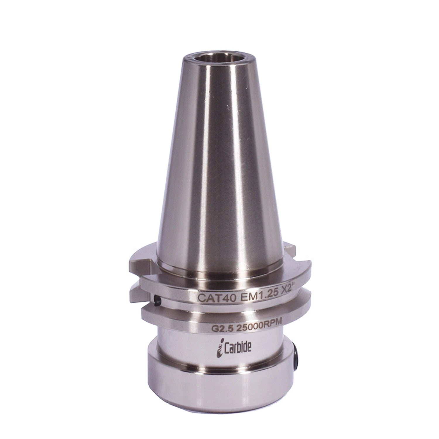 NEW CAT40 1.25"X2.0" END MILL TOOL HOLDER G2.5 25000RPM TIR0.0001" CNC MILLING