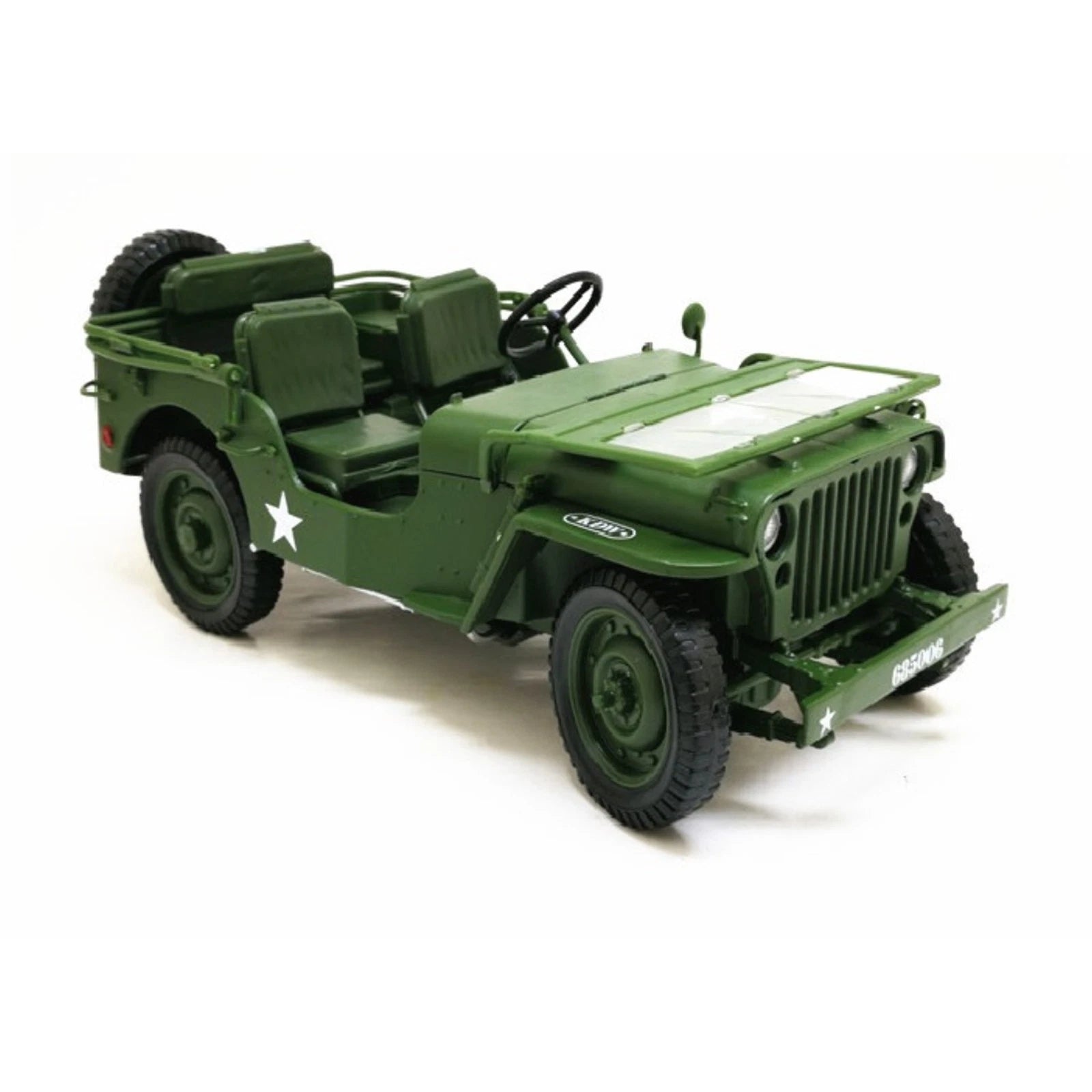 18.5cm 1:18 Wwii Tactical Jeep Off-road Military | Built Supply Co