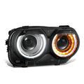 Fit 15-23 Dodge Challenger Black Projector Led | Built Supply Co