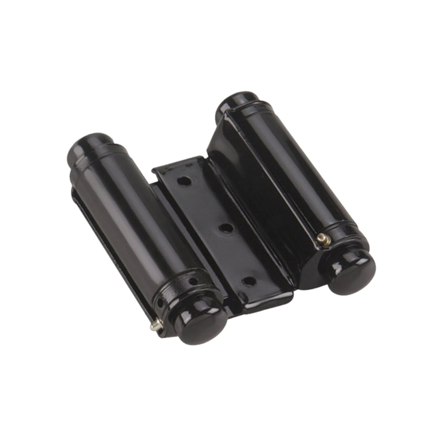 Rok 2 Pack 3" Black Double Action Steel Spring Cafe Saloon Swing Door
