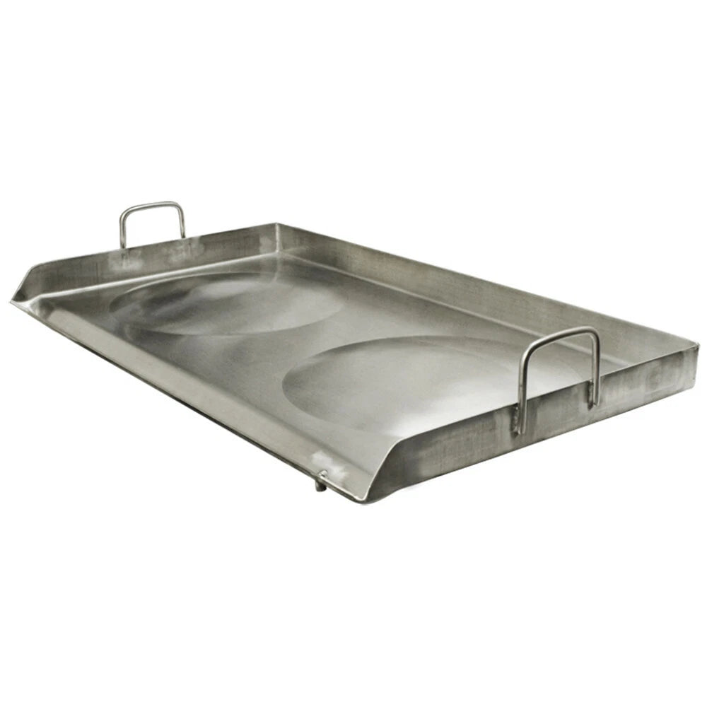 32" Hd Portable Double Burner Stainless Steel Griddle Plancha Outdoor