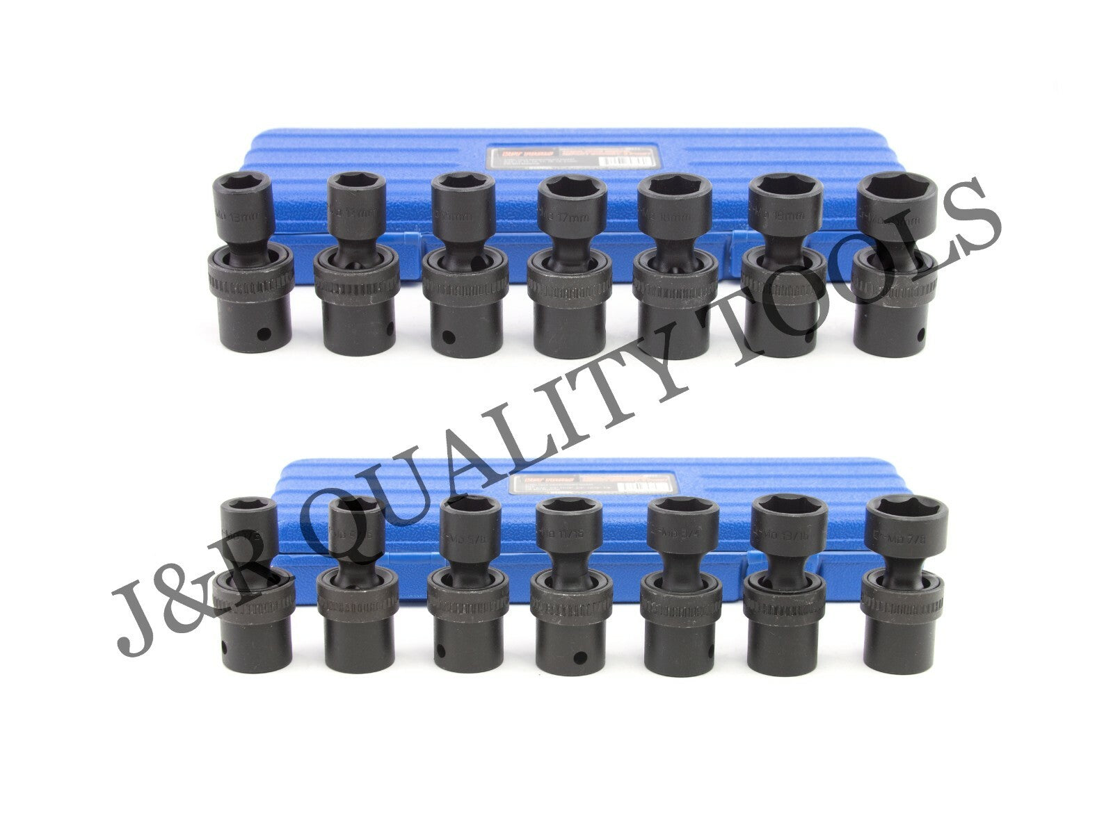 14pc Universal 1/2" Drive Impact Socket Set