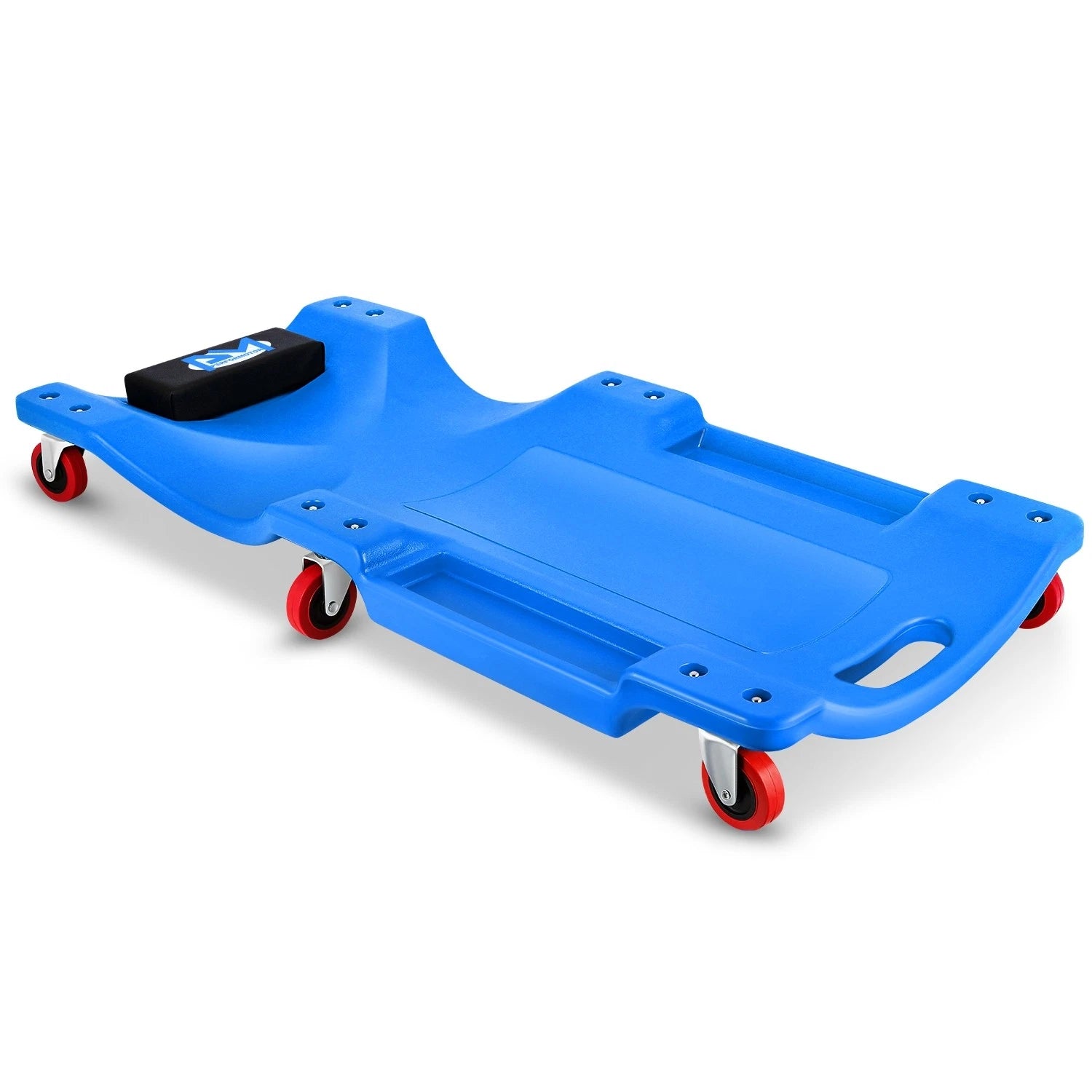 36"x 17" 200lbs Load Blue Mechanic Blow Molded Ergonomic Hdpe