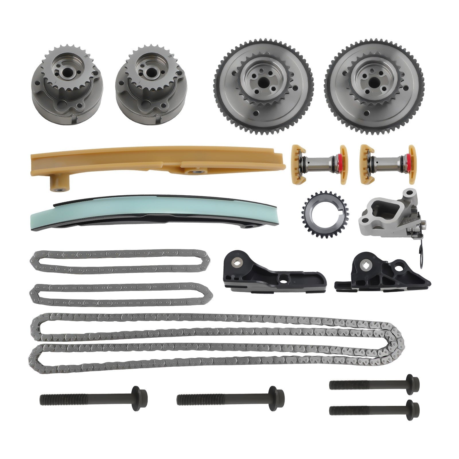 Timing Chain Kit VVT Cam Sprocket for Ford Edge F-150 Mustang Lincoln