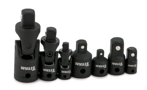 Titan 7-Piece Adapter and U-Joint Set by Titan