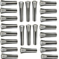 Set Of High Grade And Precision Ground R8 Collet Size 1/16 To 3/4 Inch