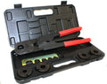 5 In 1 Pex Crimper Kit 3/8" 1/2" 5/8" 3/4" 1" Crimping Plumbing