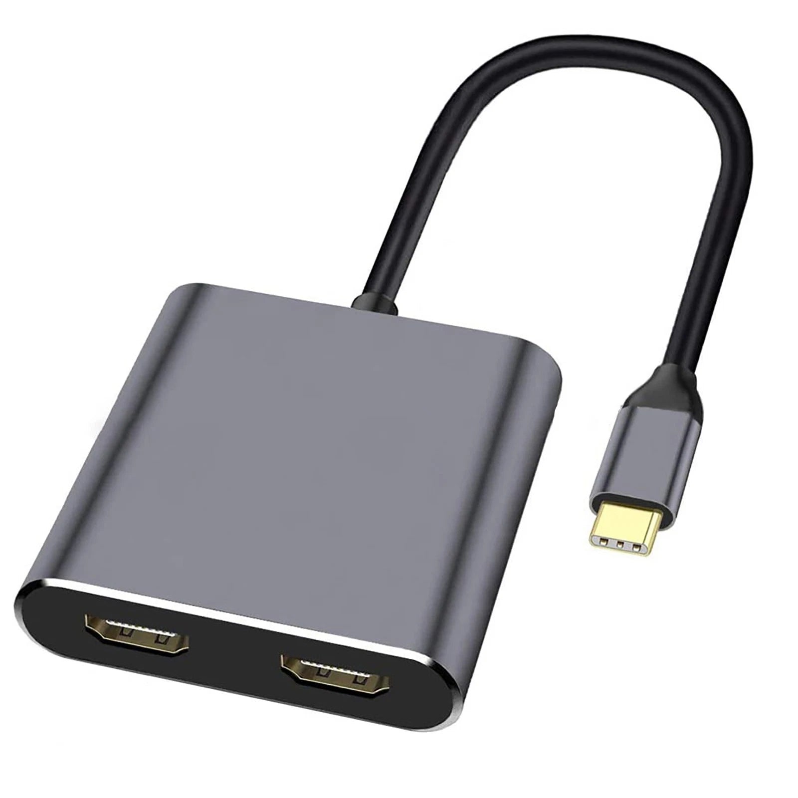Multifuction 4 In 1 Type C To Dual Hdmi Converter Adapter W/ Usb 3.0