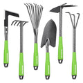 Workpro Garden Tool Set Heavy Duty Rubber Handle Trowel Rakes Hoe