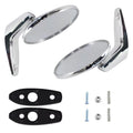 1pair Chrome Outside Door Rearview Mirror Set For | Built Supply Co