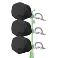 Black Waterproof Dust For Lawn Mower Engine 44cm X 32.5cm Lightweight