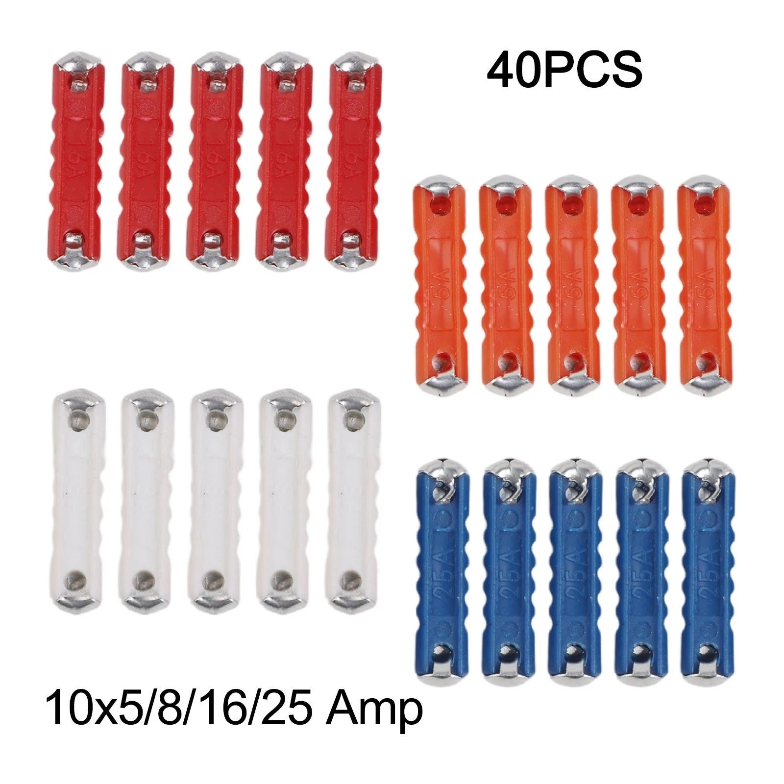 Auto Fuses Kit Classic Car 5a 8a 16a 25a Assortment Fuse For Torpedo
