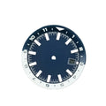 36.5mm/1.4" Steel C3 Green Luminous Watch Dial For Nh35 Nh35a