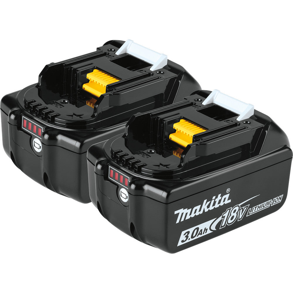 Makita 18V Li-Ion Battery BL1830B 3.0Ah x2