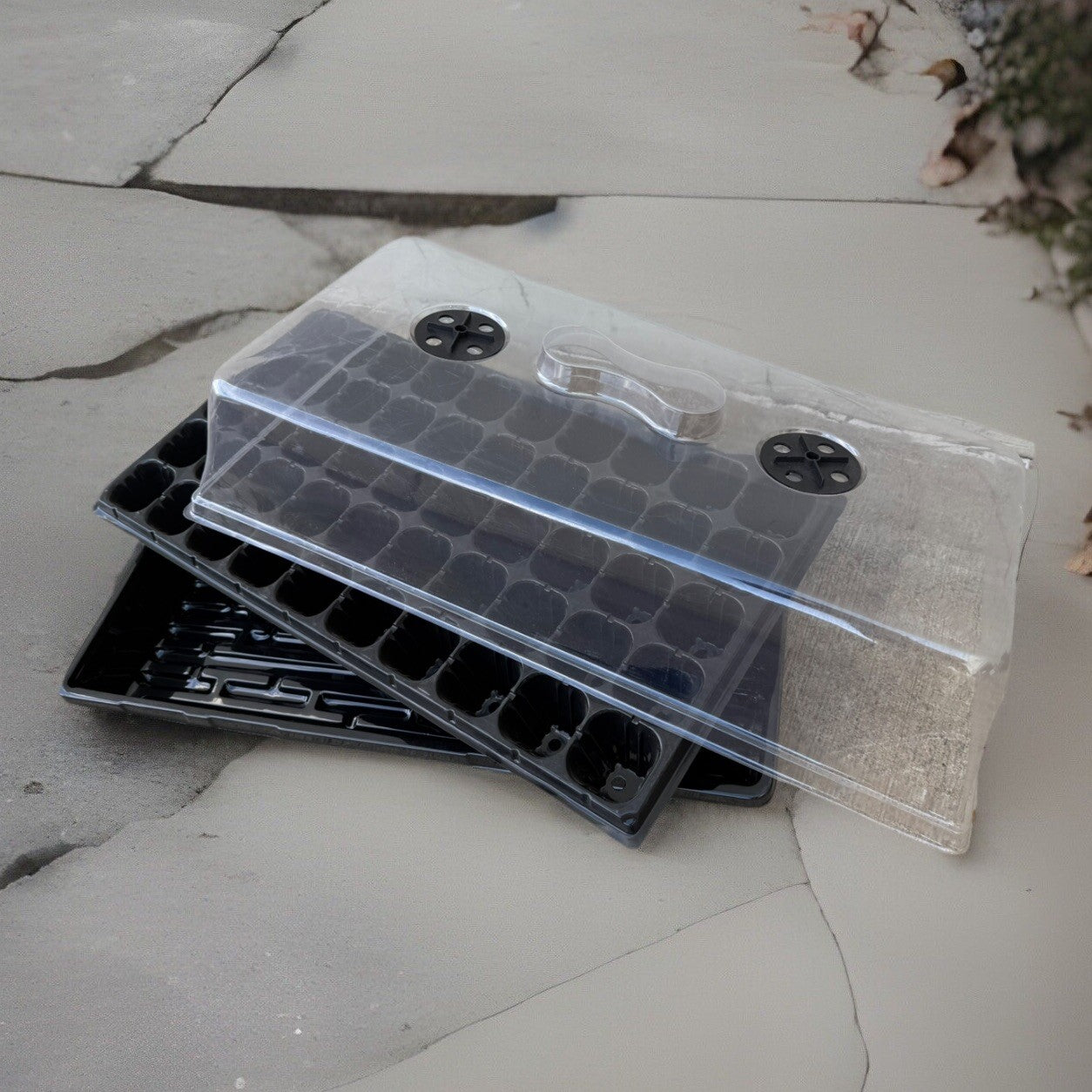 10pk 10"x20" Seedling Plant Propagation Cloning 50 Cell Clone Tray Dome Insert