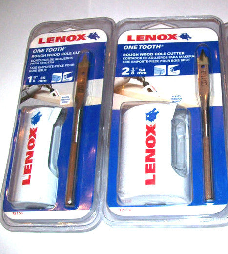 2 Lenox Hole Cutter Set