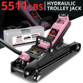 3.35-15in 5500lbs Capacity Hydraulic Pink Floor | Built Supply Co