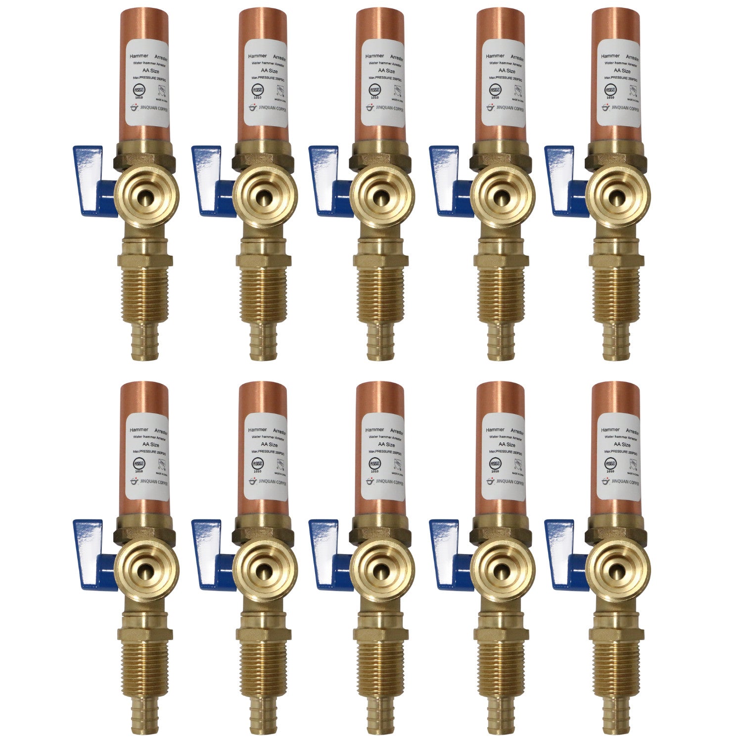 XFITTING 1/2" PEX B Washing Machine Valve 10 Pack