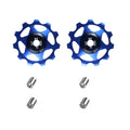 Blue Bicycle Rear Derailleur Gear Wheel 11t Ceramic Bearings Bike