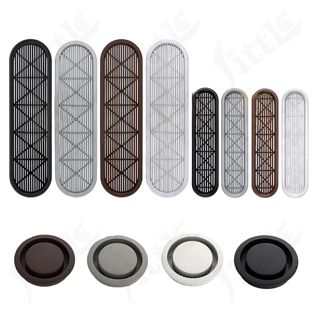Oval Air Ventilation Grille Louver Vent Cover