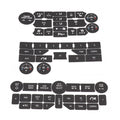 Button Repair Decals For Saab 3rd Gen 95ng 94x Easy To Install And