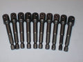 Power Extension Bars Driver Bits Hex Shank - 10 Pack