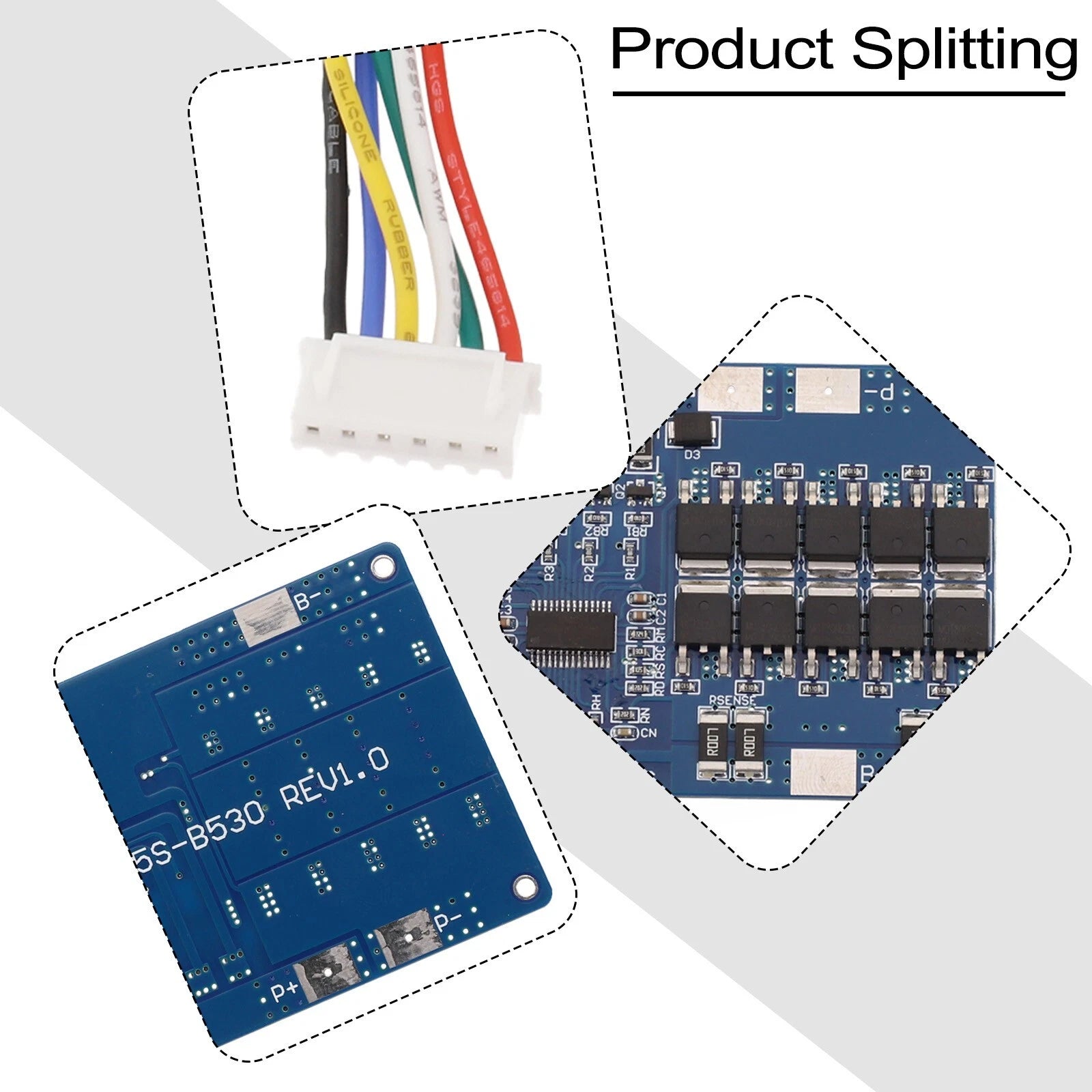 Professional 5s 18V 21V 30a Battery Charging For Protection Pcb Board
