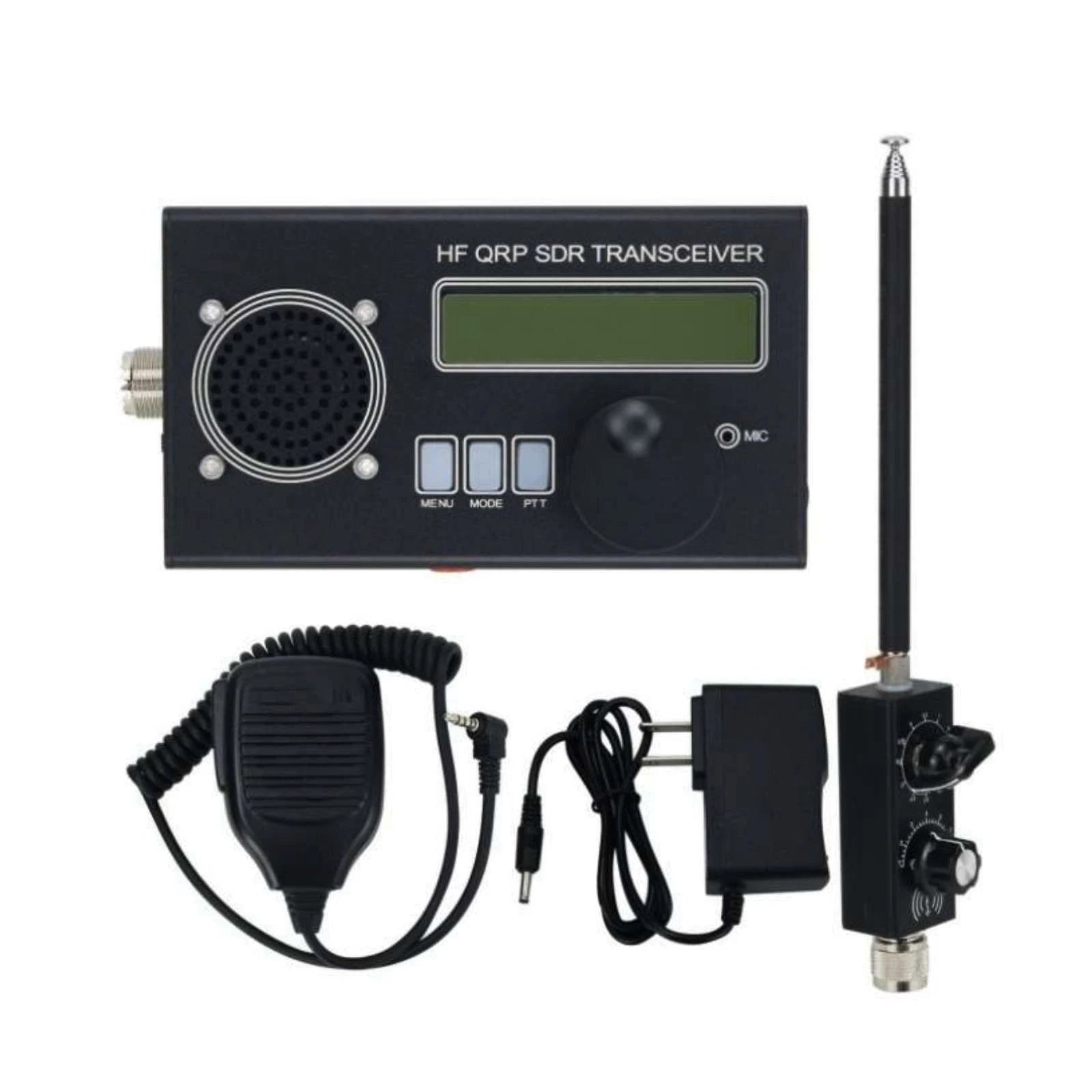 8-band 10W Usdr/usdx Hf Qrp Sdr Transceiver Ssb/cw W/ Ptt Shortwave
