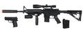 P1158d M4 Spring Aeg Vertical Grip Laser Adjustable Stock Airsoft