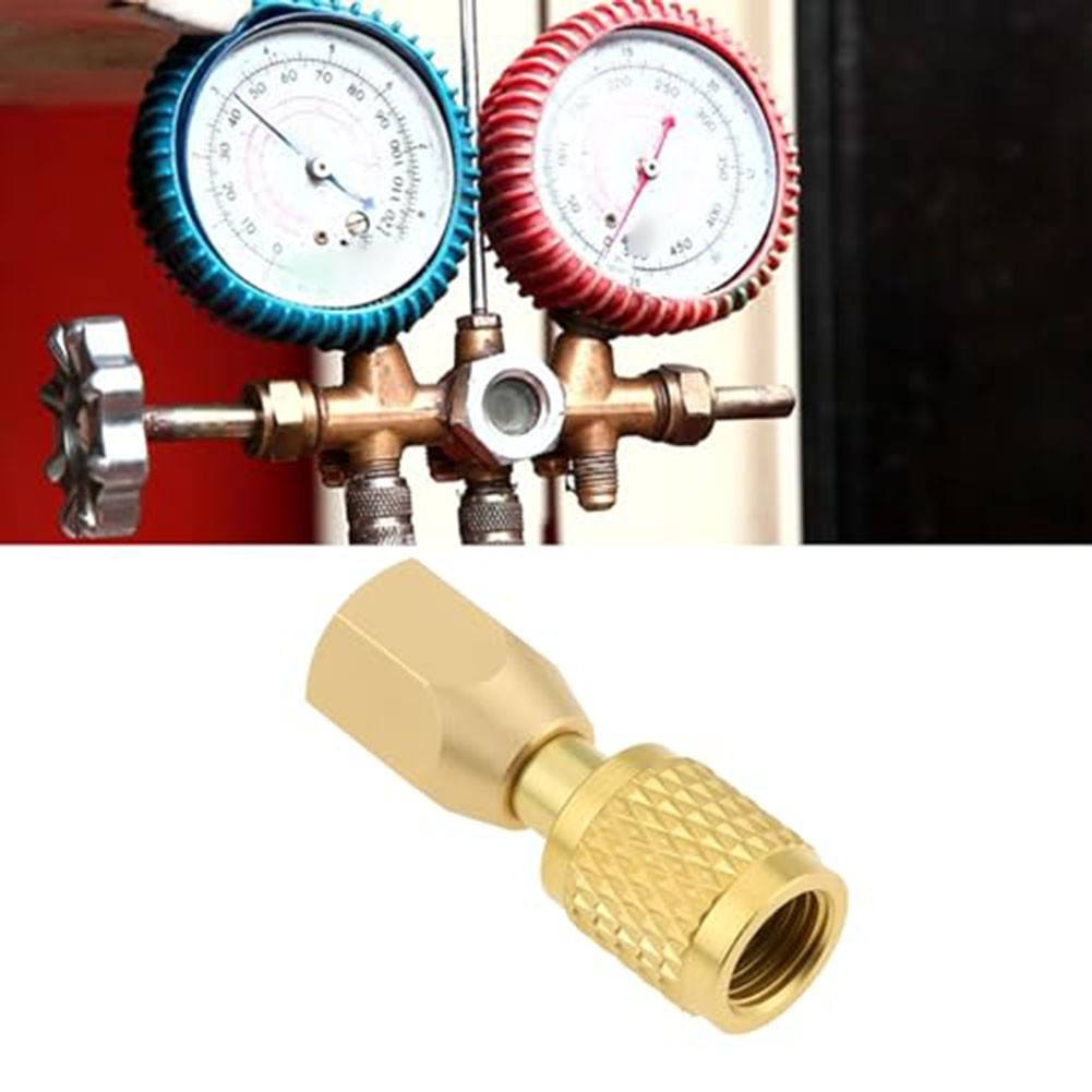 1/4 SAE to 1/8 NPT Quick Connect Brass Fitting by Unbranded