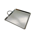 12" Square Stainless Steel Serving Platter Ottoman Tray For Dining,