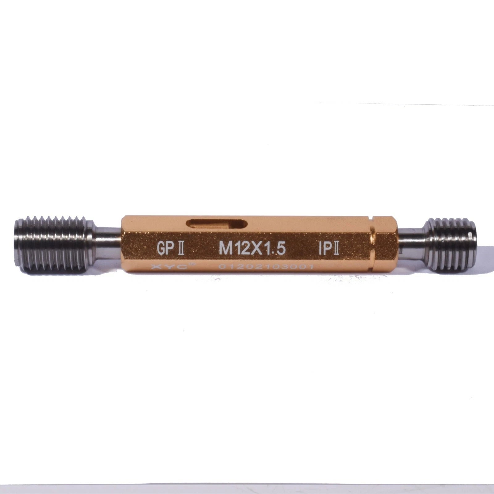 New M12 X 1.5 H6 Thread Plug Gage Go Nogo Double End Usa Sell