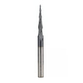0.5mm 1.0mm 6mm Shank Tapered Spiral End Mill Ball Nose Radius Cnc