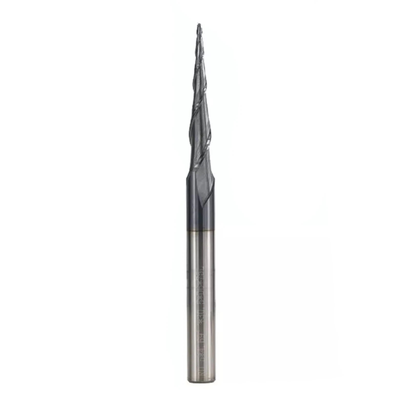 0.5mm 1.0mm 6mm Shank Tapered Spiral End Mill Ball Nose Radius Cnc