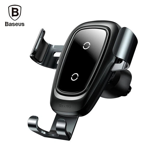 10W Fast Qi Wireless Charging Car Phone Holder Mount For Apple Iphone