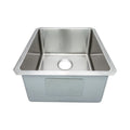 Bevy Undermount Radial 18" X 18" X 10" 15 Gauge Stainless Steel
