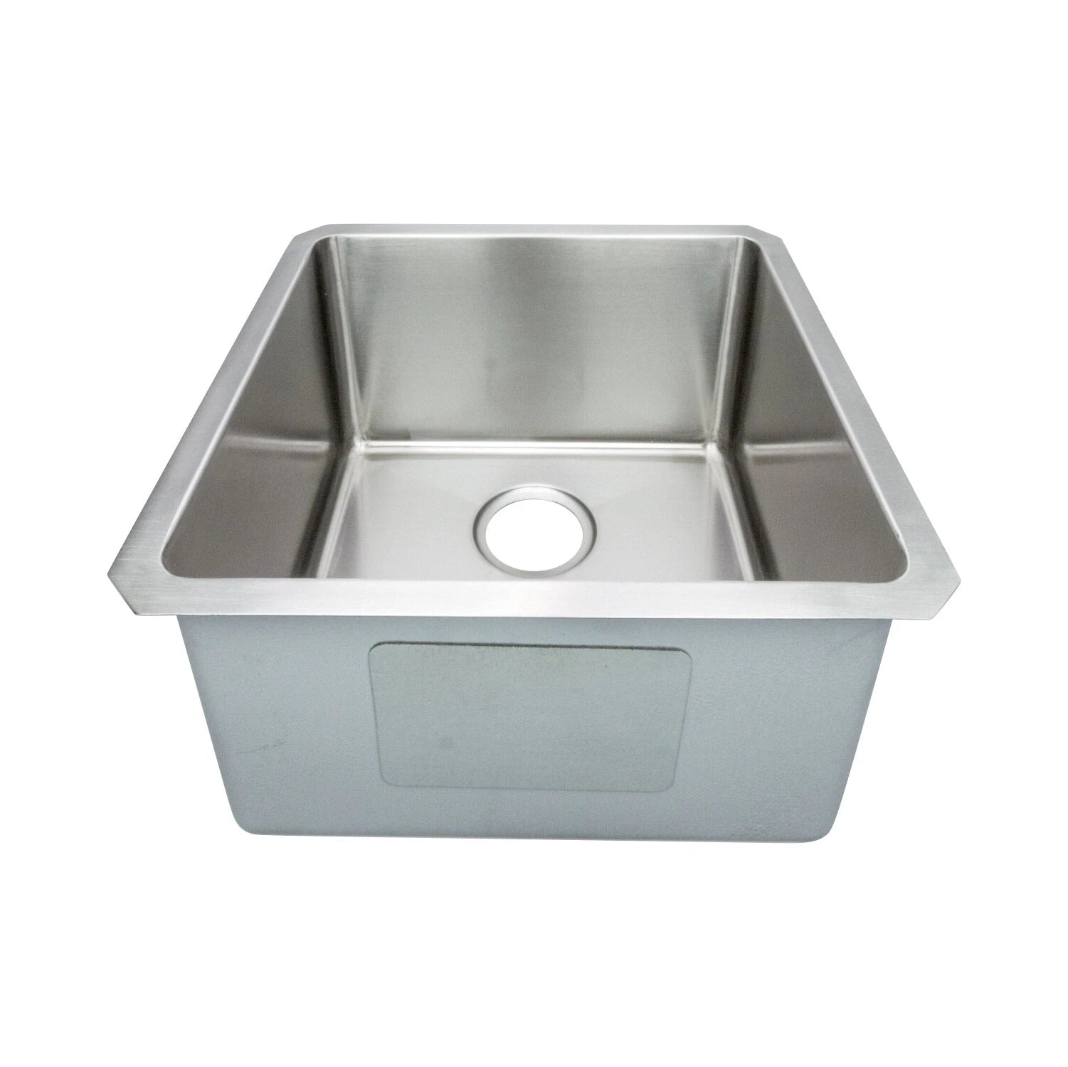 Bevy Undermount Radial 18" X 18" X 10" 15 Gauge Stainless Steel